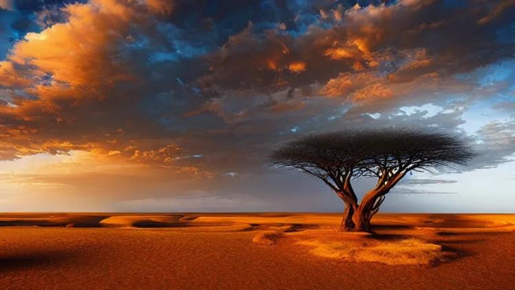 Jour 17 Le Kalahari 330km Kalahari