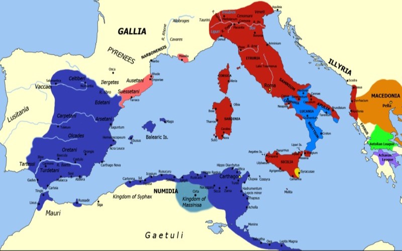 Unveiling the Map of Carthage Empire: A Journey Through History and Geography Map of Carthage Empire